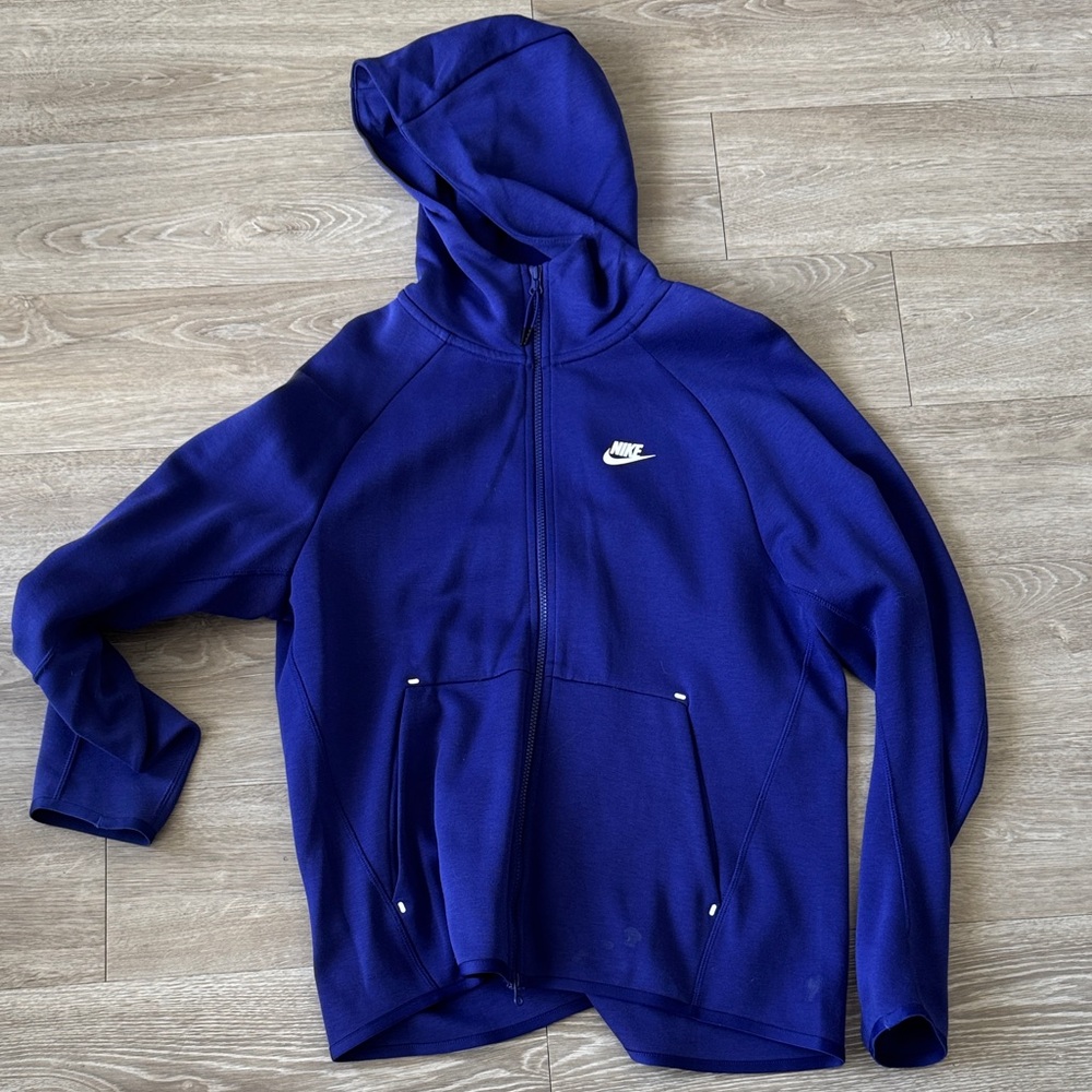 Nike Tech Purple Zip-Up Hoodie